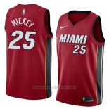 Camiseta Miami Heat Jordan Mickey NO 25 Statement 2018 Rojo