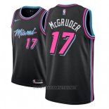 Camiseta Miami Heat Rodney McGruder NO 17 Ciudad 2018-19 Negro