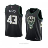 Camiseta Milwaukee Bucks Brandon Mccoy NO 43 Statement 2018 Negro