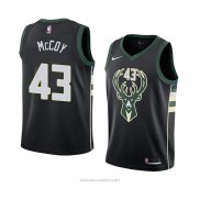 Camiseta Milwaukee Bucks Brandon Mccoy NO 43 Statement 2018 Negro