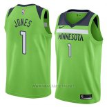 Camiseta Minnesota Timberwolves Tyus Jones NO 1 Statement 2018 Verde