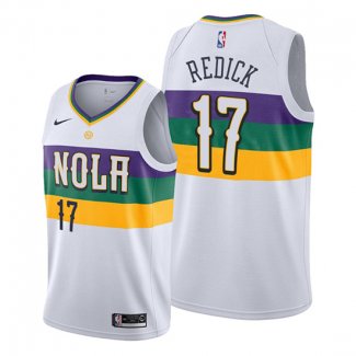 Camiseta New Orleans Pelicans J.j. Redick NO 17 Association Blanco