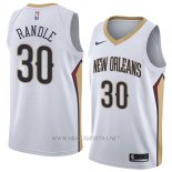 Camiseta New Orleans Pelicans Julius Randle NO 30 Association 2018 Blanco