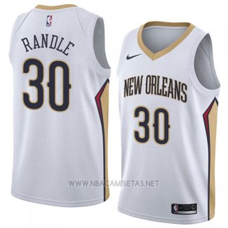 Camiseta New Orleans Pelicans Julius Randle NO 30 Association 2018 Blanco