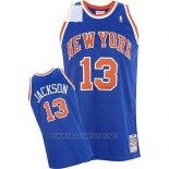 Camiseta New York Knicks Mark Jackson NO 13 Retro Azul