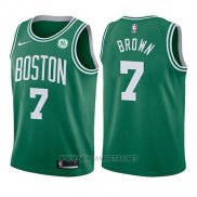 Camiseta Nino Boston Celtics Jaylen Brown NO 7 Icon 2017-18 Verde