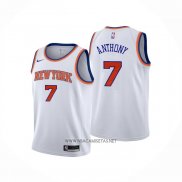 Camiseta Nino New York Knicks Carmelo Anthony NO 7 Association Blanco