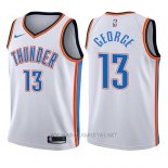 Camiseta Nino Oklahoma City Thunder Paul George NO 13 Association 2017-18 Blanco