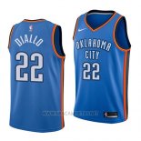 Camiseta Oklahoma City Thunder Hamidou Diallo NO 22 Icon 2018 Azul