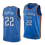 Camiseta Oklahoma City Thunder Hamidou Diallo NO 22 Icon 2018 Azul