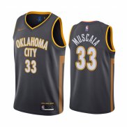 Camiseta Oklahoma City Thunder Mike Muscala NO 33 Ciudad Negro