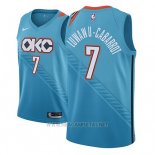Camiseta Oklahoma City Thunder Timothe Luwawu-Cabarrot NO 7 Ciudad 2018-19 Azul