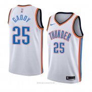 Camiseta Oklahoma City Thunderr Abdul Gaddy NO 25 Association 2018 Blanco