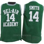 Camiseta Pelicula Bel-Air Academy Smith NO 14 Verde