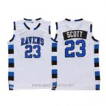 Camiseta Pelicula Tree Hill Nathan Scott NO 23 Blanco