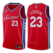 Camiseta Philadelphia 76ers Ersan Ilyasova NO 23 Statement 2017-18 Rojo