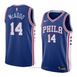 Camiseta Philadelphia 76ers James Michael Mcadoo NO 14 Icon 2018 Azul