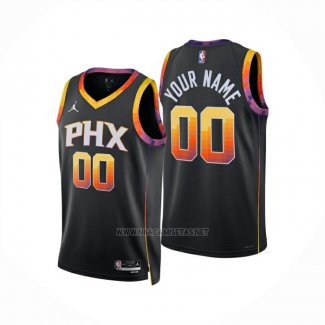 Camiseta Phoenix Suns Personalizada Statement 2024-25 Negro