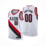 Camiseta Portland Trail Blazers Personalizada Association 2024-25 Blanco