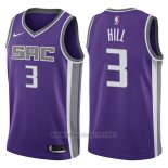 Camiseta Sacramento Kings George Hill NO 3 Icon 2017-18 Violeta