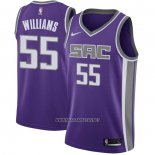 Camiseta Sacramento Kings Jason Williams NO 55 Icon 2020-21 Violeta