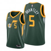 Camiseta Utah Jazz Jarrell Brantley NO 5 Earned 2019-20 Verde