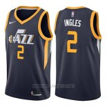 Camiseta Utah Jazz Joe Ingles NO 2 Icon 2017-18 Azul