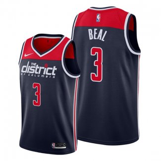 Camiseta Washington Wizards Bradley Beal NO 3 Statement Edition Azul