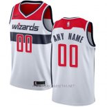 Camiseta Washington Wizards Nike Personalizada 17-18 Blanco Rojo