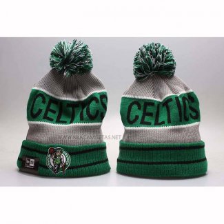 Gorro Beanie Boston Celtics Verde Gris