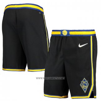 Pantalone Golden State Warriors Ciudad Edition 2021-22 Negro