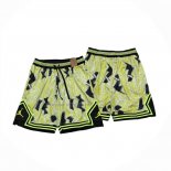 Pantalone Jordan Just Don 2025 Amarillo Negro