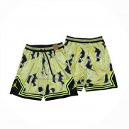 Pantalone Jordan Just Don 2025 Amarillo Negro