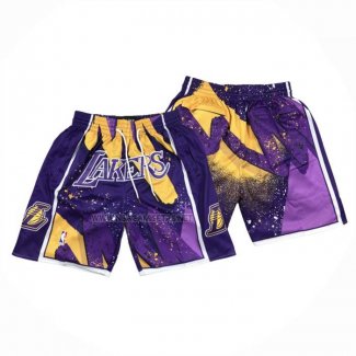 Pantalone Los Angeles Lakers Just Don Violeta