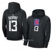 Sudaderas con Capucha Los Angeles Clippers Paul George Negro