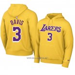 Sudaderas con Capucha Los Angeles Lakers Anthony Davis Amarillo