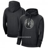 Sudaderas con Capucha Minnesota Timberwolves Ciudad 2020-21 Negro