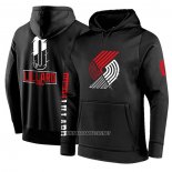 Sudaderas con Capucha Portland Trail Blazers Damian Lillard Negro