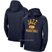 Sudaderas con Capucha Utah Jazz Performance Practice 2021-2022 Azul