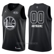 Camiseta All Star 2018 Golden State Warriors Nike Personalizada Negro