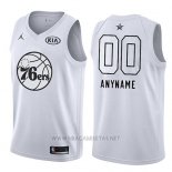 Camiseta All Star 2018 Philadelphia 76ers Nike Personalizada Blanco