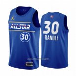 Camiseta All Star 2021 New York Knicks Julius Randle NO 30 Azul