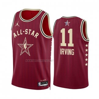 Camiseta All Star 2024 Dallas Mavericks Kyrie Irving NO 11 Rojo