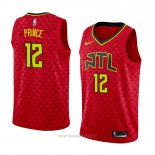 Camiseta Atlanta Hawks Taurean Prince NO 12 Statement 2017-18 Rojo