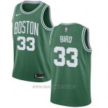 Camiseta Boston Celtics Bird NO 33 Ciudad 2017-18 Verde