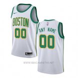 Camiseta Boston Celtics Ciudad 2018-19 Blanco Personalizada