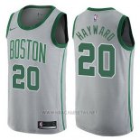 Camiseta Boston Celtics Jaylen Gordon NO 20 Hayward Ciudad 2017-18 Gris