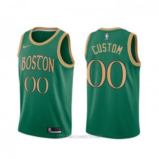 Camiseta Boston Celtics Personalizada Ciudad 2019-20 Verde