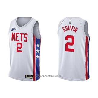 Camiseta Brooklyn Nets Blake Griffin NO 2 Classic 2022-23 Blanco