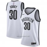 Camiseta Brooklyn Nets Seth Curry NO 30 Association 2020 Blanco